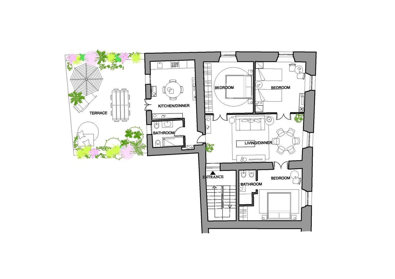 Mami'S Home Trastevere Apt With Private Terrace โรม ภายนอก รูปภาพ